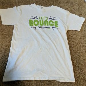 White T-shirt "Let's bounce"